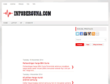 Tablet Screenshot of infoberguna.com